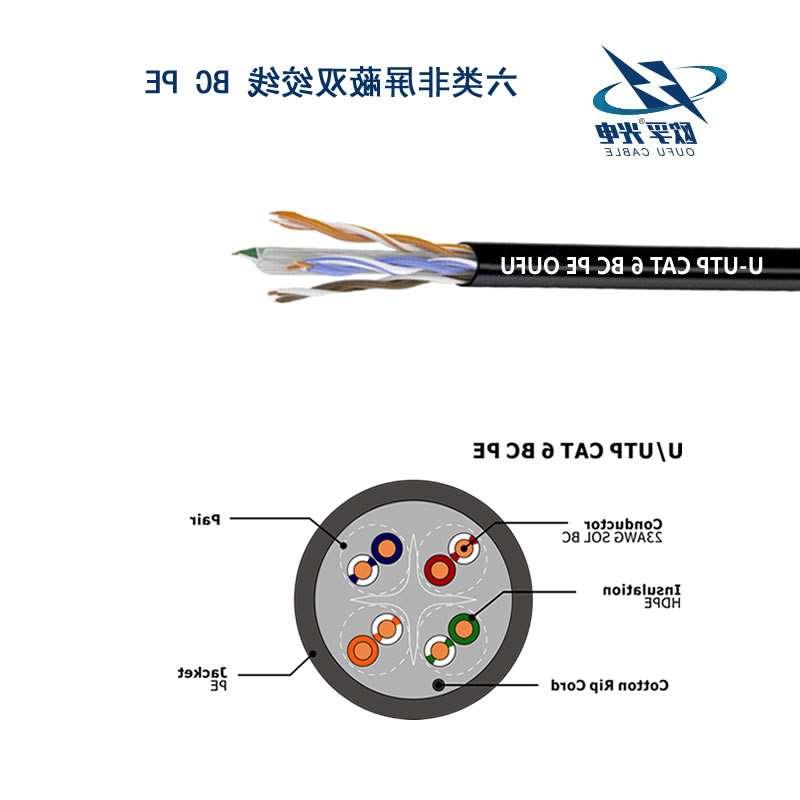 许昌市U/UTP6类4对非屏蔽室外电缆(23AWG)